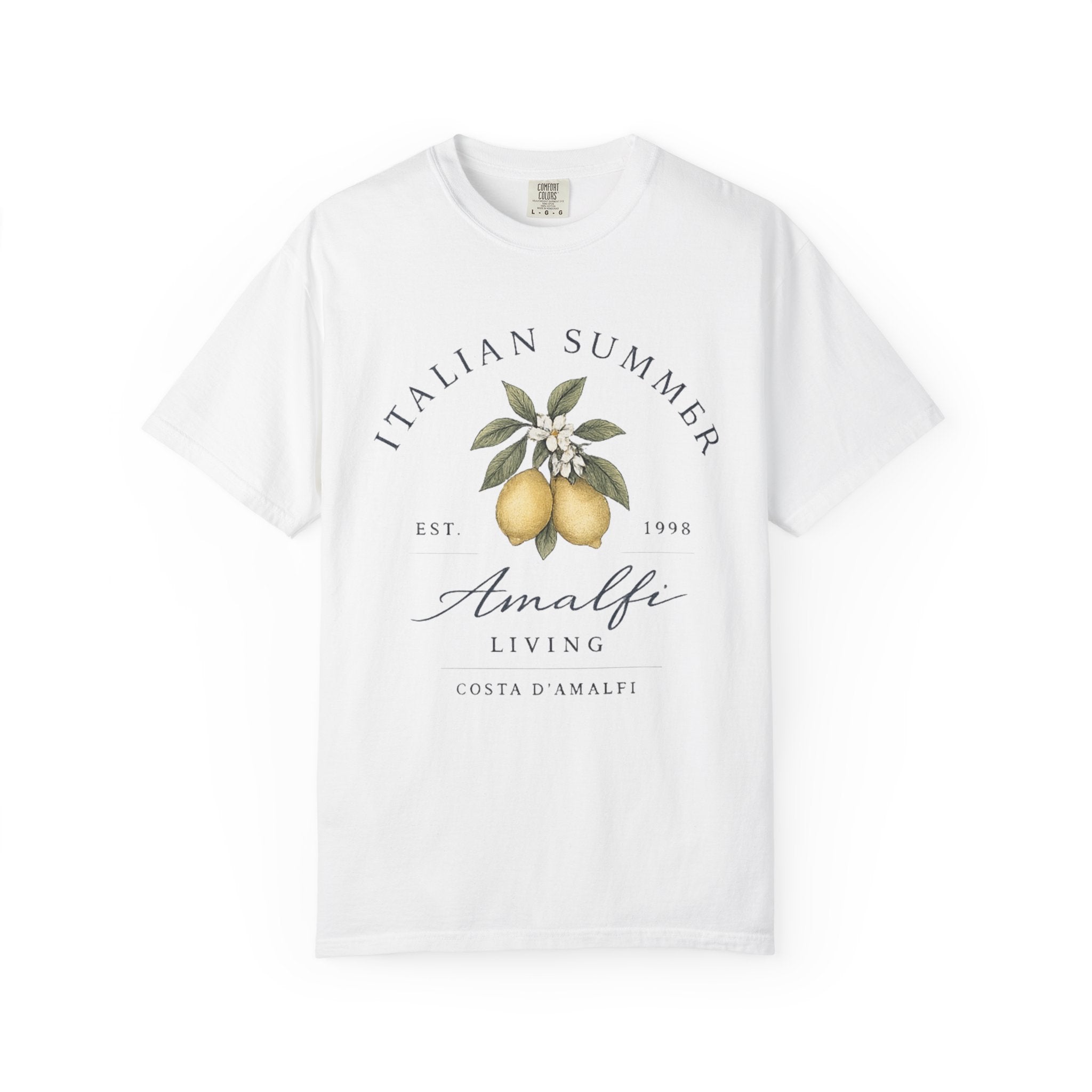 Italian Summer Garment-Dyed T-shirt