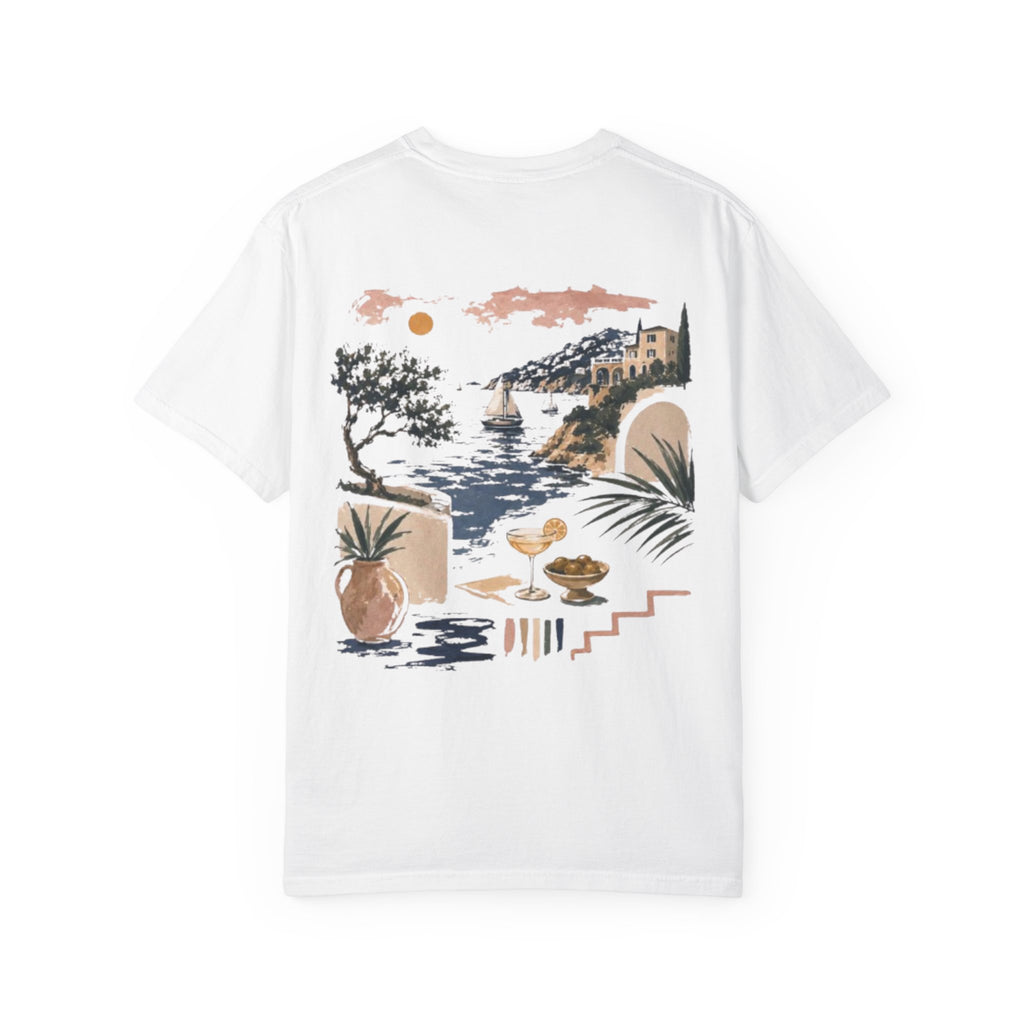 The Beach And Sea Life Garment-Dyed T-shirt
