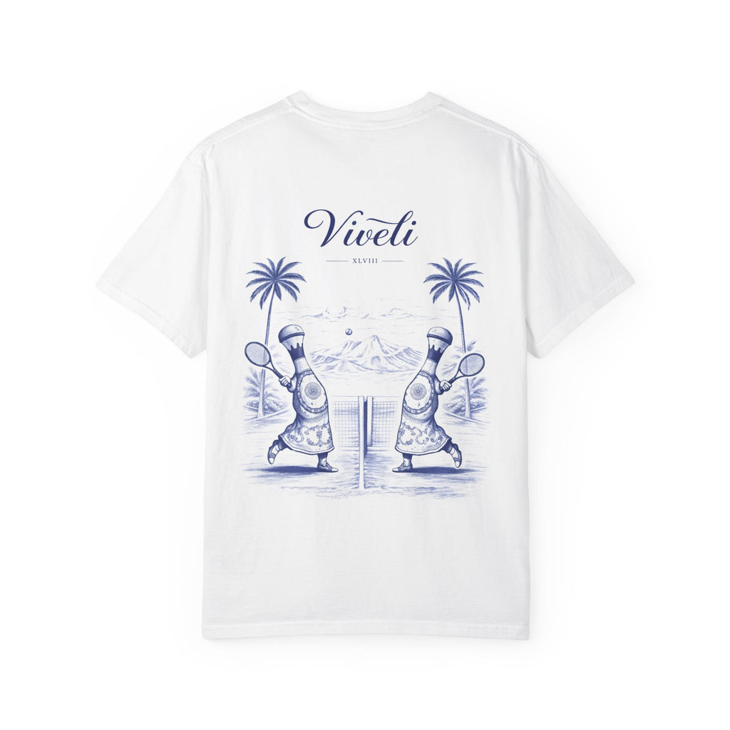 Viveli Tennis Garment-Dyed T-shirt