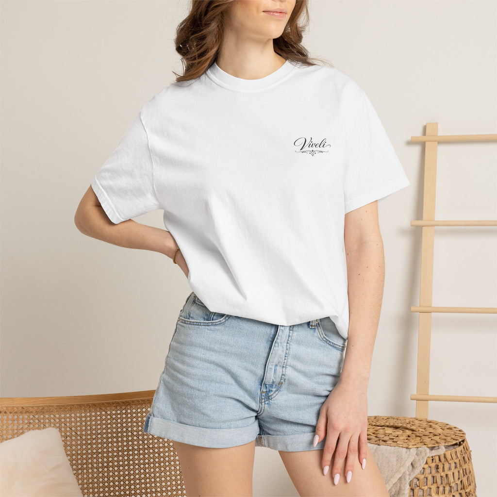Viveli Rome Garment-Dyed T-shirt