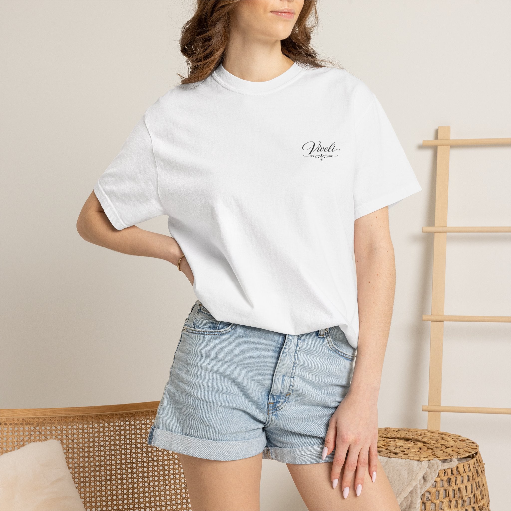 Viveli Rome Garment-Dyed T-shirt