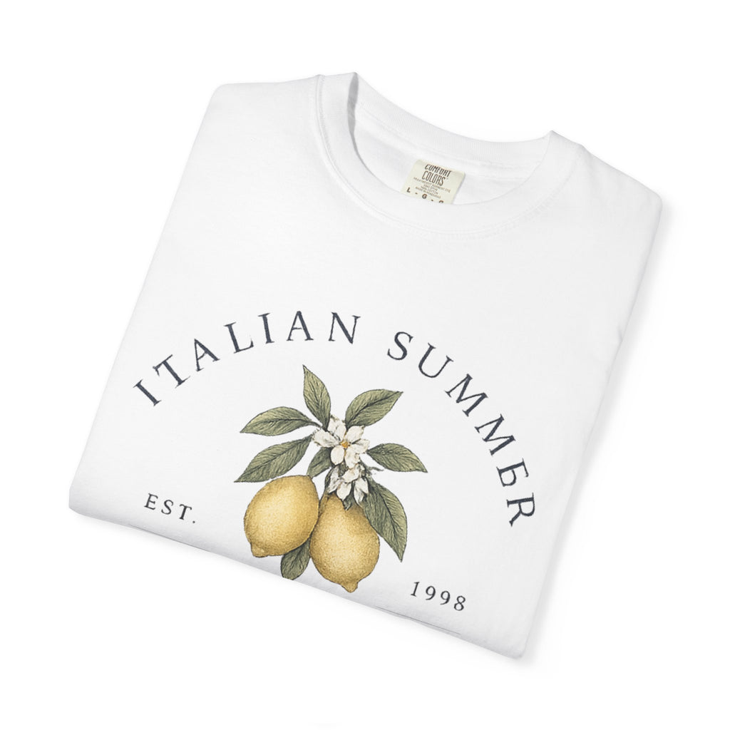 Italian Summer Garment-Dyed T-shirt